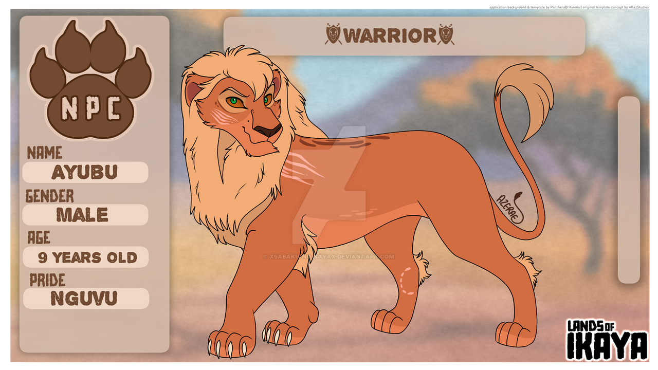 Lands of Ikaya Rp: Ayubu (NPC)