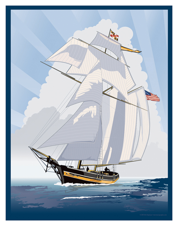 Pride of Baltimore II by MercenaryGraphics