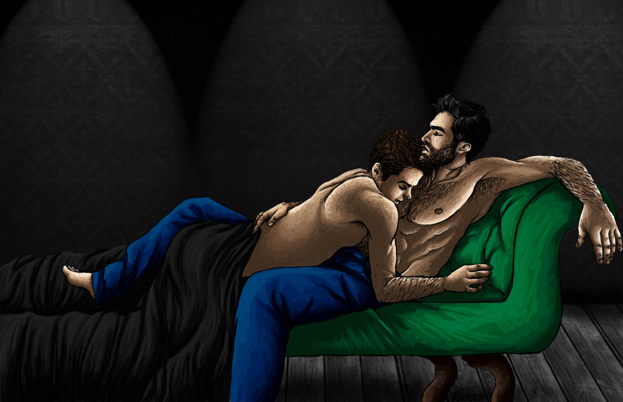 sterek cuddles