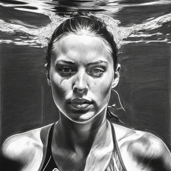 Woman Under Water