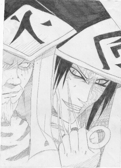 Sarutobi vs. Orochimaru +old+ by Thethiala on DeviantArt