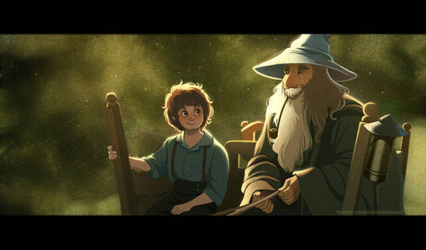 Frodo and Gandalf