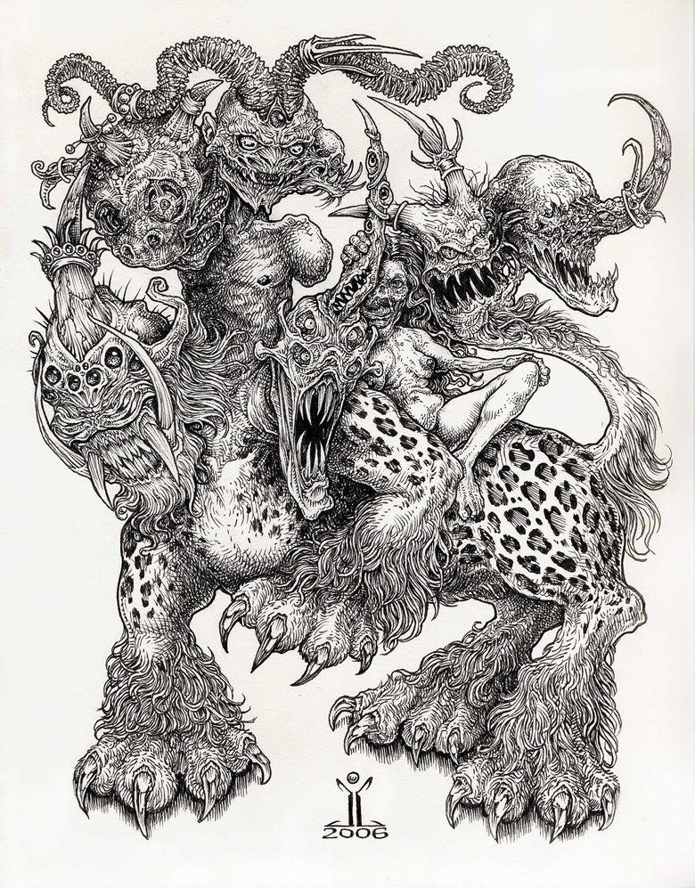 The Beast Of Revelation By Larkin Art On Deviantart The Beast Of Revelation By Larkin Art On Deviantart