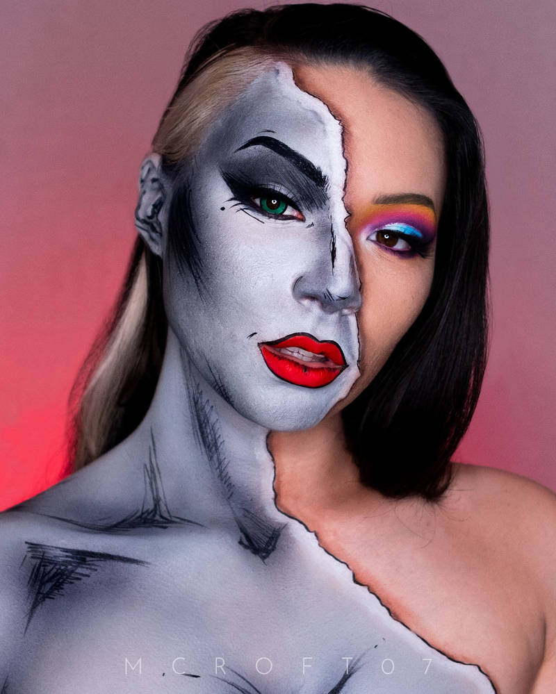 Sin City Inspired makeup by mcroft07 on DeviantArt