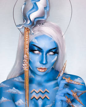 Aquarius Makeup Body paint