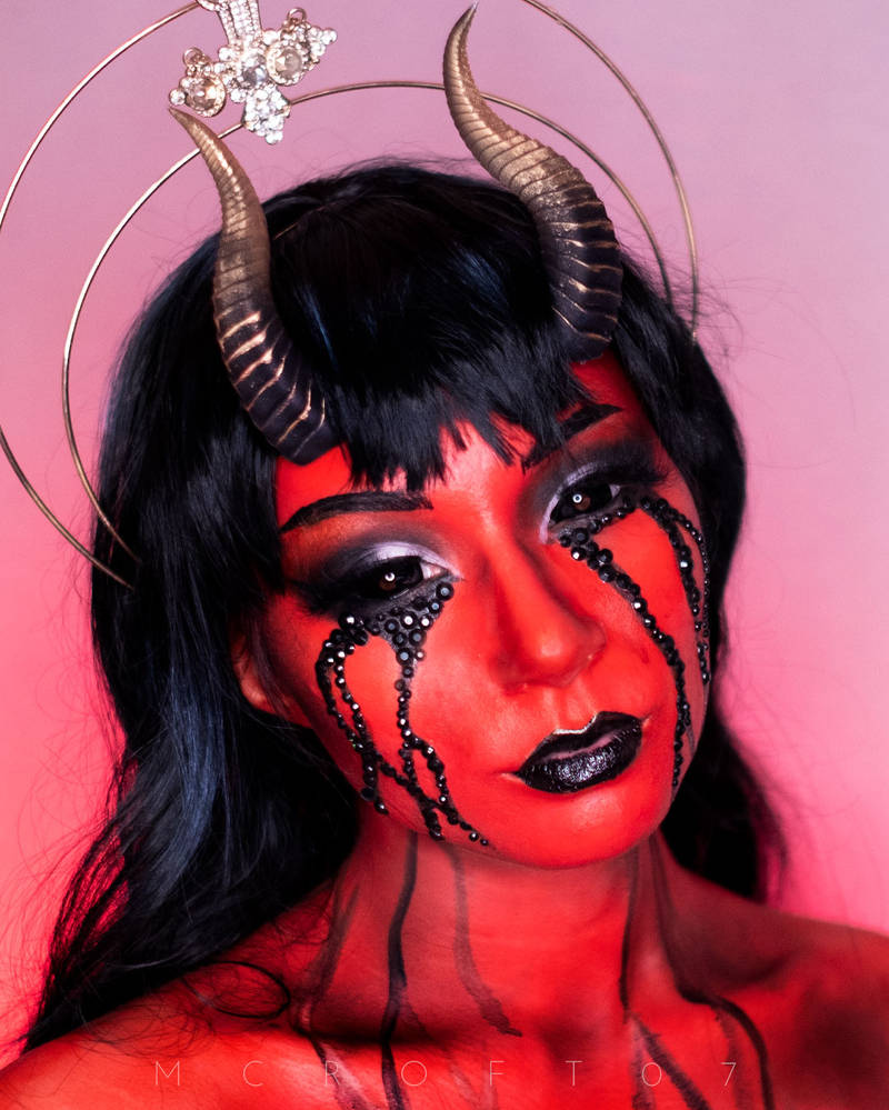 Sad Demon Makeup by mcroft07 DeviantArt