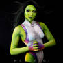 She Hulk Bodypaint