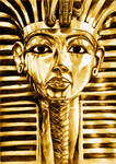 The Mask of Tutankhamun by Shekhina