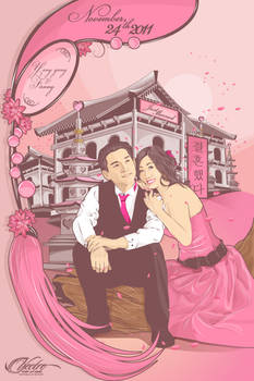 pink wedding