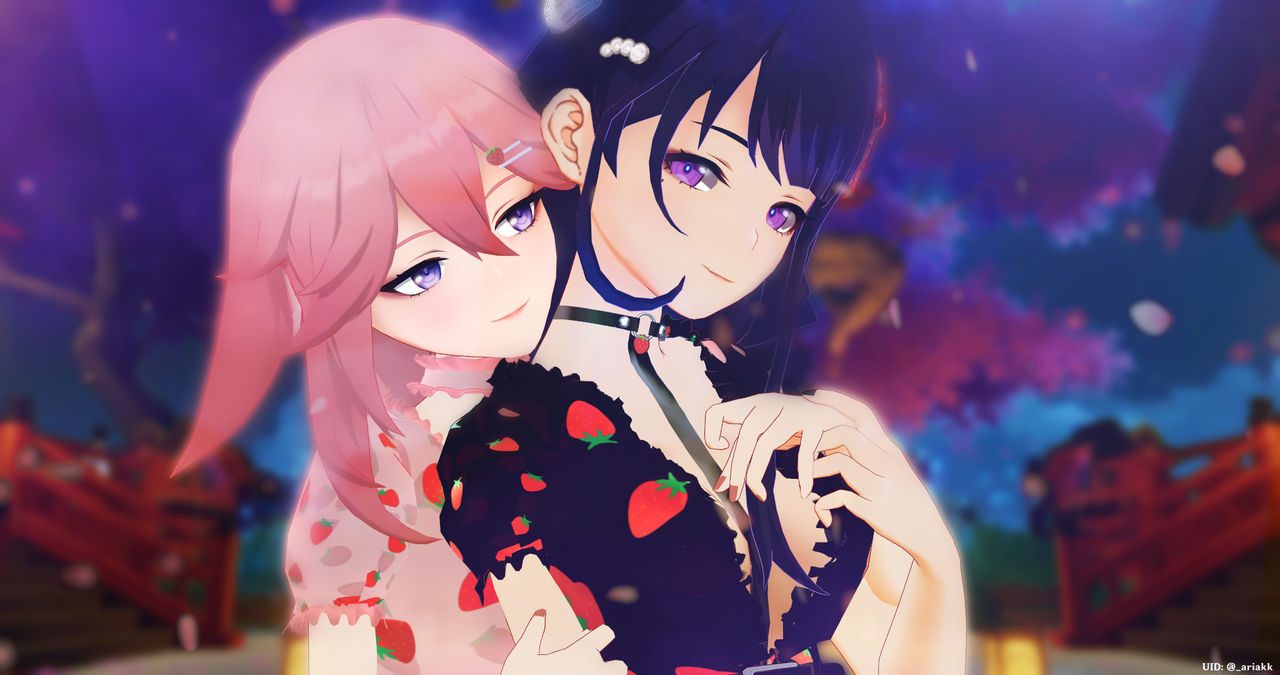 strawberry ei miko by pachoom on DeviantArt