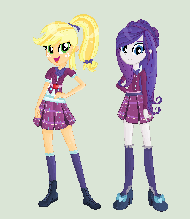 MLP  Rarity And Applejack Shadowbolts