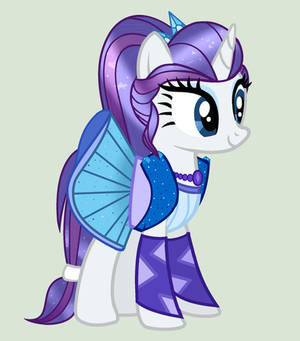 MLP Rarity Transformation Leyend of Everfree Ponif