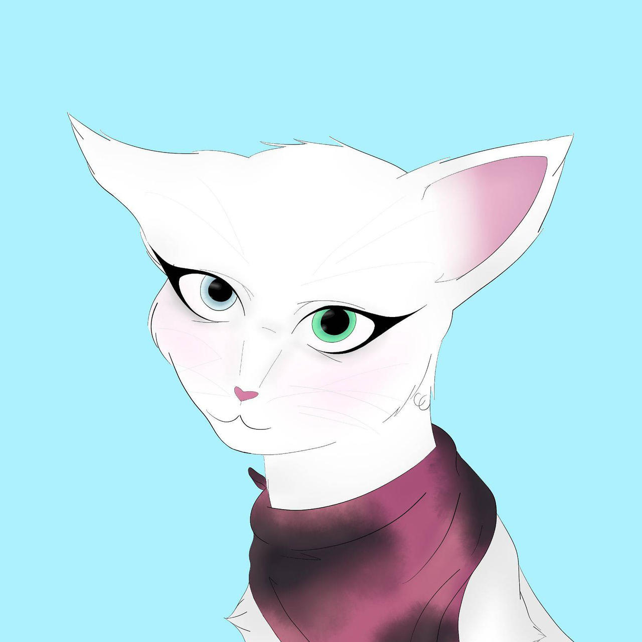 pretty kitty by comatosecreatures on DeviantArt