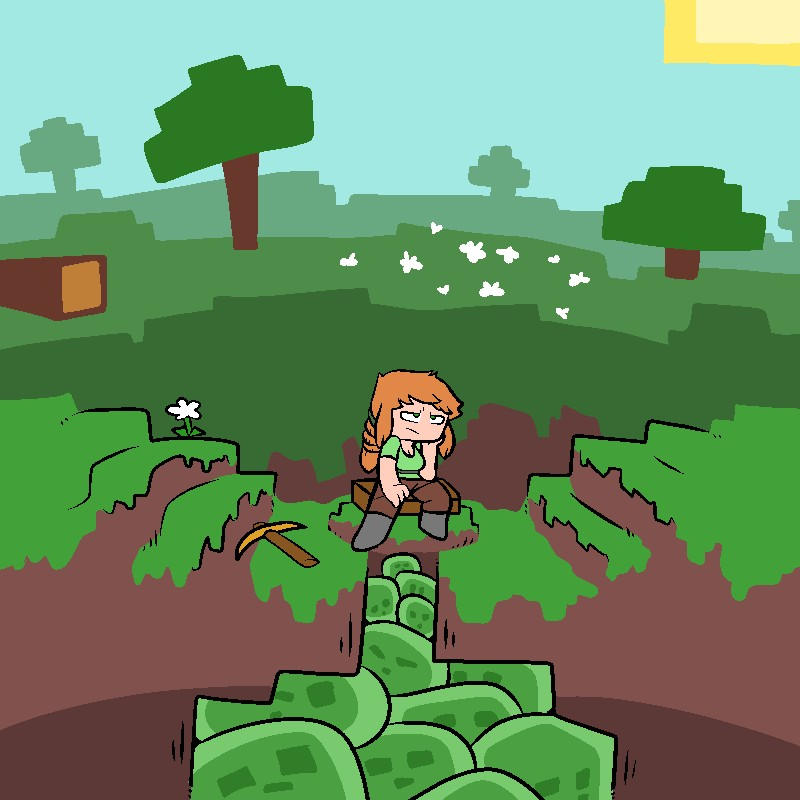 Minecraft Inflatio Alex inflation 1 by dimhuh on DeviantArt