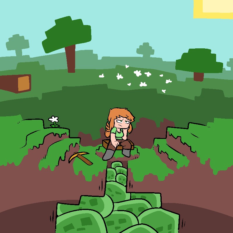 Minecraft Skin Inflation Alex inflation 1 by dimhuh on DeviantArt