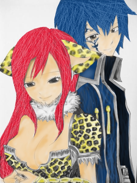 fairy tail erza et gerard colo