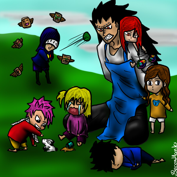 Gajeel And The Kids