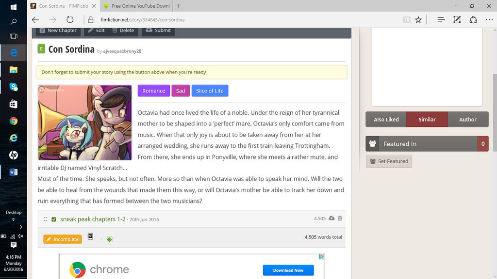 Con Sordina, a new adventure