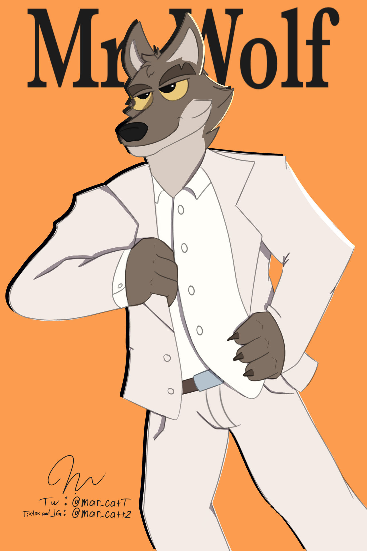 Mr Wolf by MarCat2 on DeviantArt