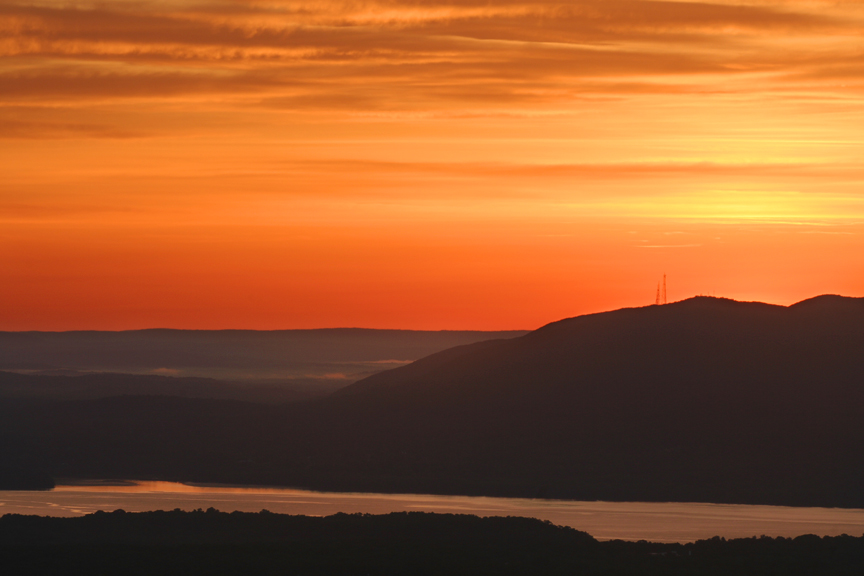 Sunrise over the Hudson