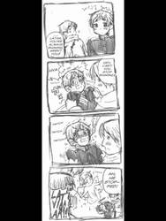 hetalia strip: latvia's shaking