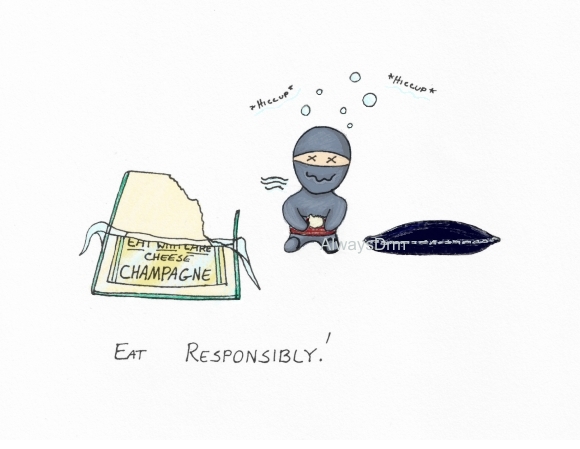 Cheesy Ninja: Eat Responsibly