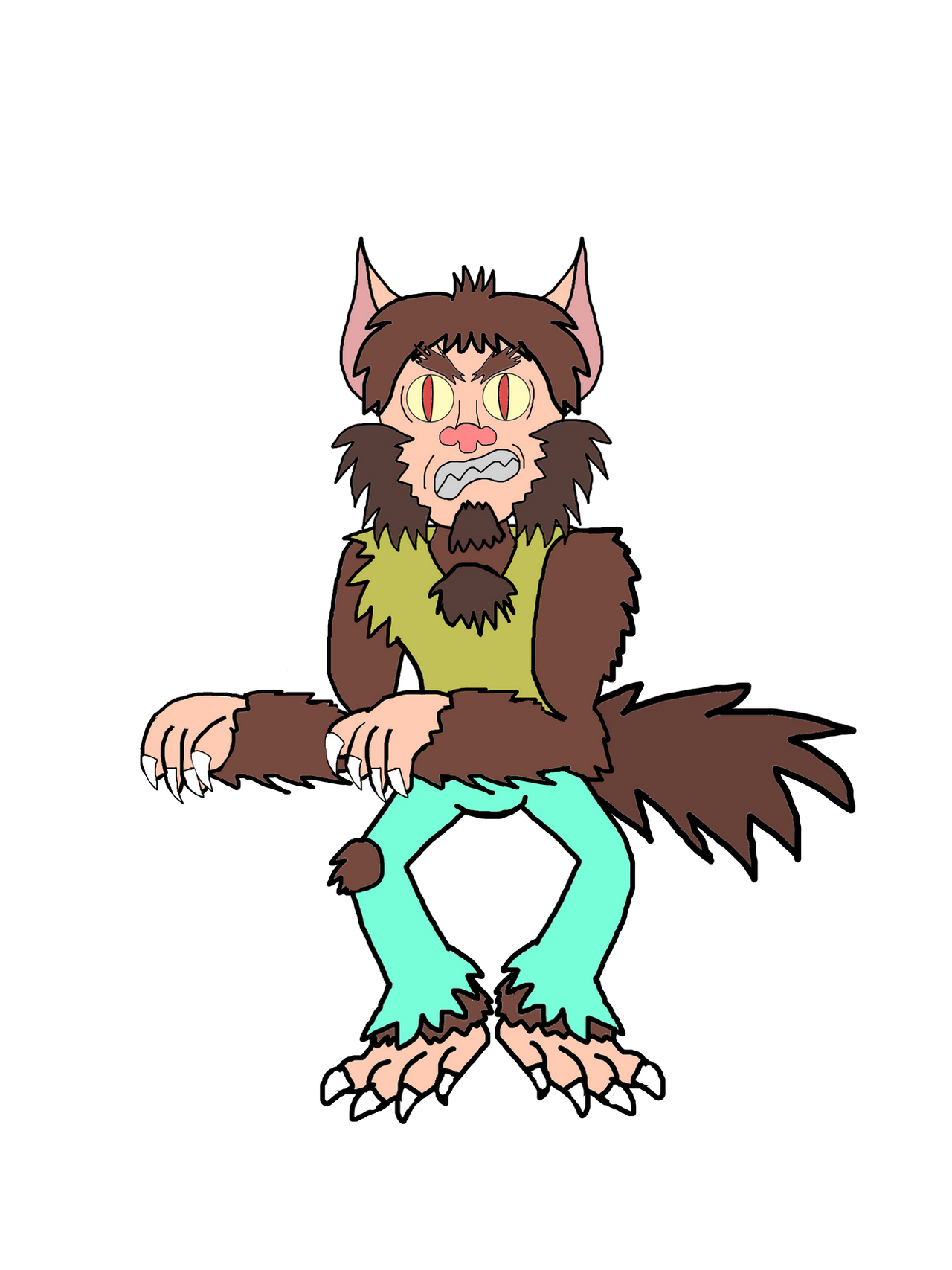 Werewolf Jester Willy Werewolf (Redesigned) by Jestercomics on DeviantArt