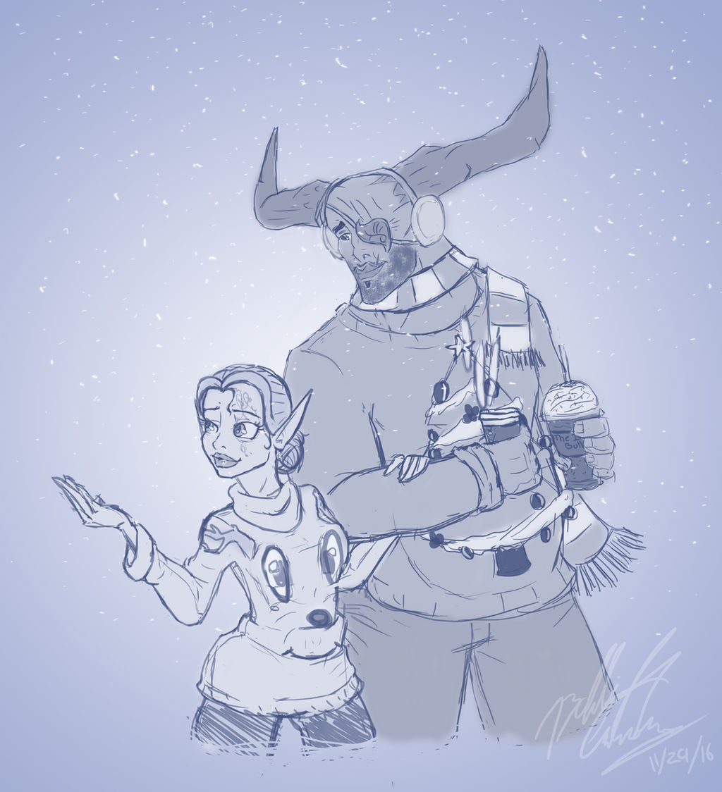 Dragon Age Christmas AU