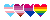 LGBT Solidarity Hearts by pixel-lgbt