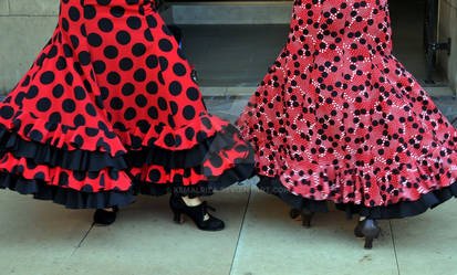 Flamenco dancers...