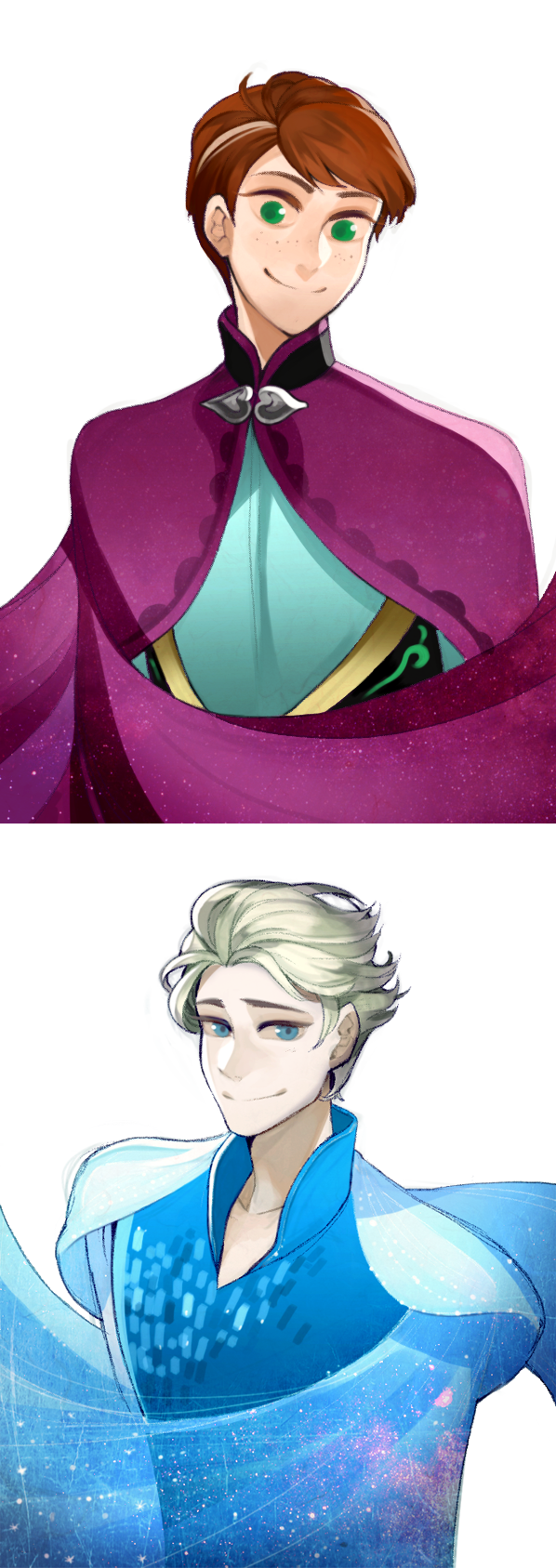 King elsa and male anna