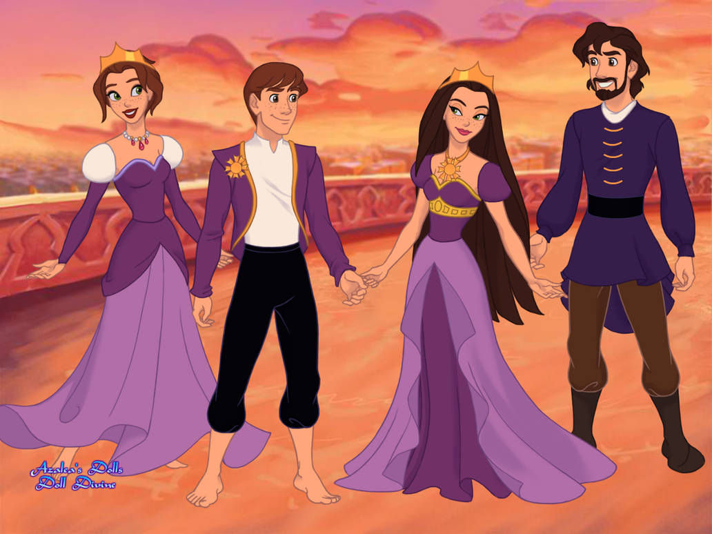 Disney Families: Rapunzel and Eugene by melino3 on DeviantArt