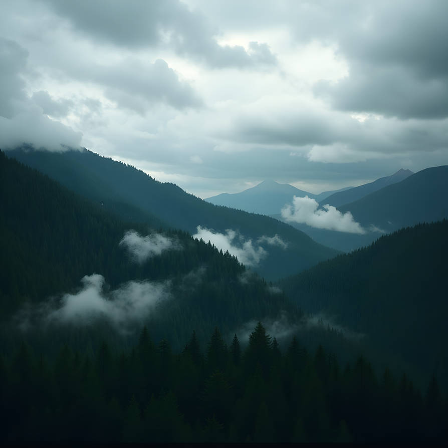 Gorgeous, photorealistic wallpaper forest