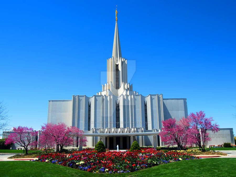 LDS River Jordan Temple By Creativelycharged On DeviantArt