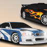 Player M3 GTR and Razor Mustang GT