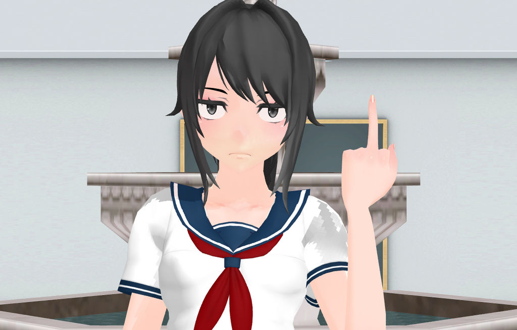 Mmd Video Fck You Haters Ayano Aishi By Ozzwalcito On Deviantart
