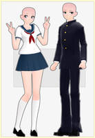 TDA School Uniform (YanSim Inspired) Base + DL