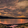 The Oslofjord at sunset