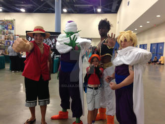 Luffy power level is over 9000 at SuperCon2014 by BigJaa