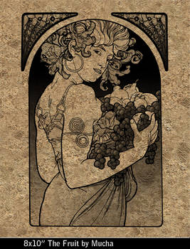 The Fruit by Mucha