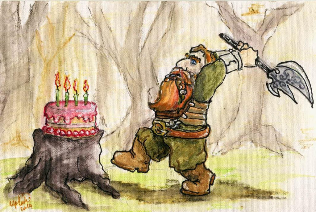 WoW: Cutting The Cake - dwarf style