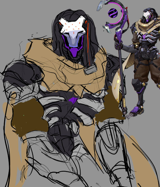Ramatra Line Drawing unfinished ramattra drawing by mozarttheduck on DeviantArt