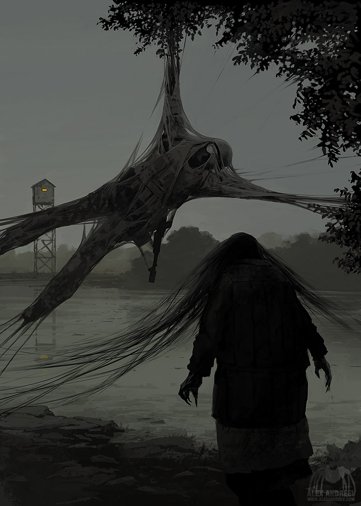 SCP - 5421 Don't look up  Scp, Scary art, Apocalypse art