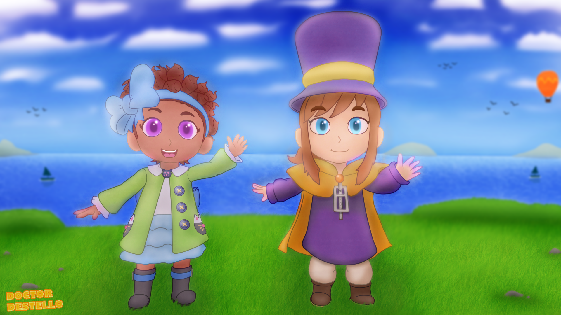 Hat Kid, a hat in time HD wallpaper