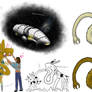 T N-A: random Ikleud sketches