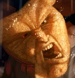 Powdered Toast Man - Face Detail