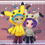 Pikachu and Mimikyu (BonxBonnie)