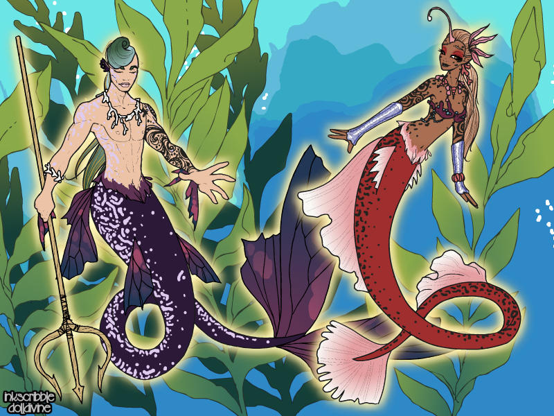 Merfolk Ryn Merfolk by ravenkadic on DeviantArt