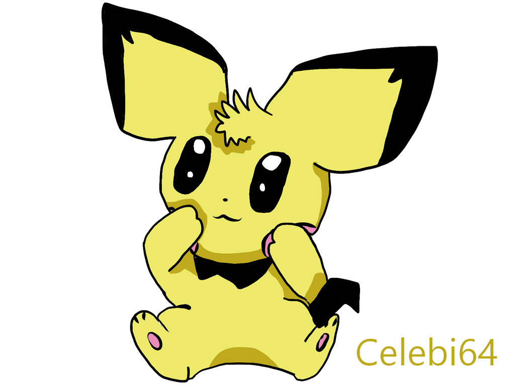 Pichu Grumpy Spicky headed pichu by celebi64 on DeviantArt