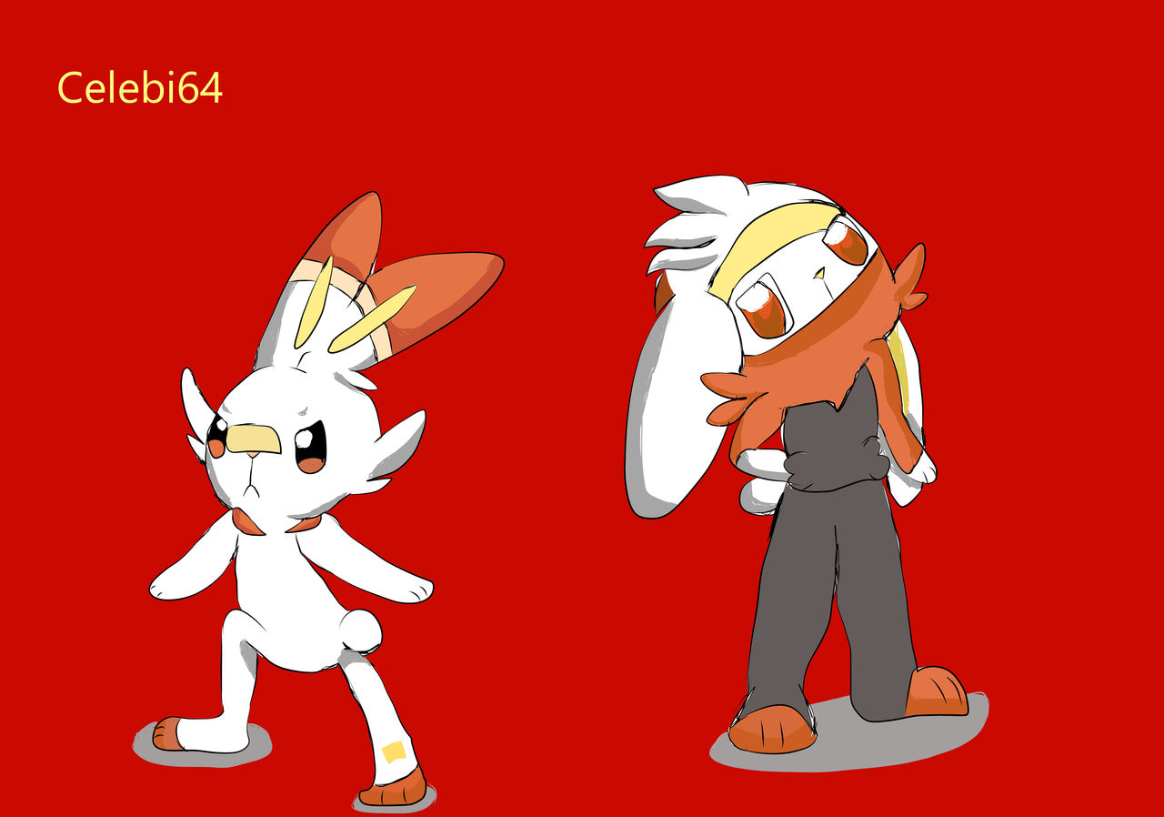 Scorbunny Raboot Scorbunny and Raboot by celebi64 on DeviantArt